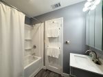 Full bathroom was updated spring 2025